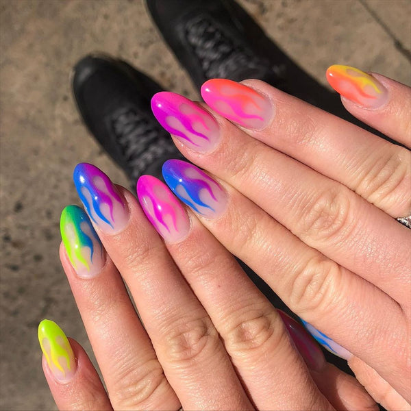 Introducing our HOTTEST Press On Nails: Lick The Rainbow